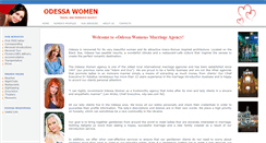 Desktop Screenshot of odessa-women.com