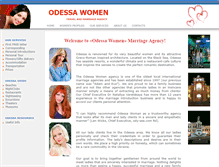 Tablet Screenshot of odessa-women.com